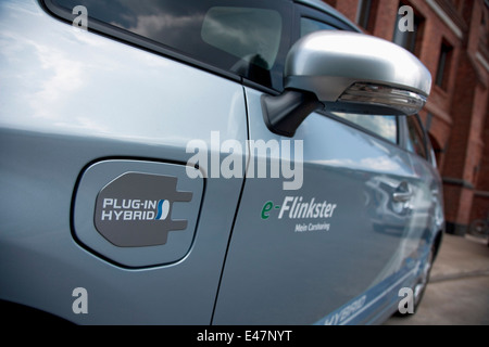 Toyota Prius Plug-in Hybrid-Technologie Stockfoto