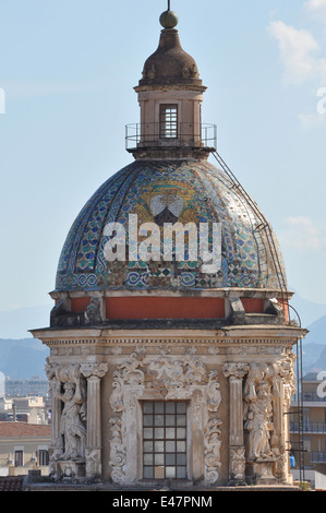 Kirche Santa Chiara, Palermo, Sizilien, Italien, Europa, Stockfoto