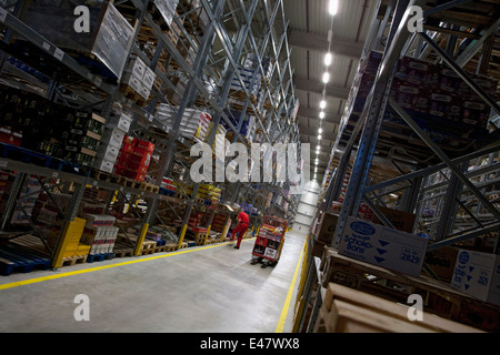 Lekkerland Logistikzentrum Stockfoto