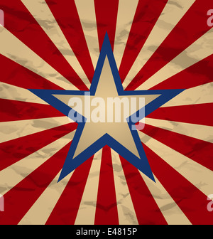 Abbildung Urlaub Hintergrund für Independence Day, Retro-Stil Stockfoto