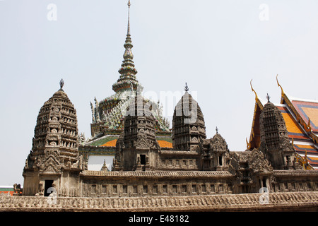 Modell von Ayutthaya, großer Palast, Bangkok, Thailand Stockfoto