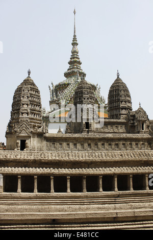 Modell von Ayutthaya, großer Palast, Bangkok, Thailand Stockfoto