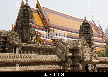 Modell von Ayutthaya, großer Palast, Bangkok, Thailand Stockfoto