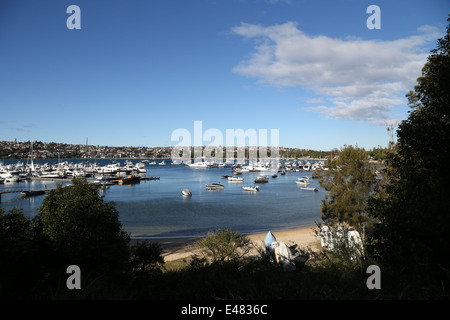 Der Strand von Rose Bay Park, Rose Bay, Sydney, Australien. Stockfoto