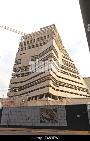 Tate Modern Erweiterung im Bau auf der South Bank London Stockfoto