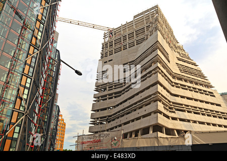 Tate Modern Erweiterung im Bau auf der South Bank London Stockfoto