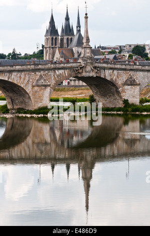 Kathedrale von Blois, Loir-et-Cher Abteilung, Zentral-Frankreich Stockfoto