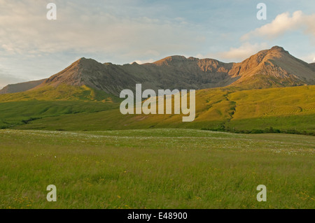 Die Cullins von Glen spröde Stockfoto