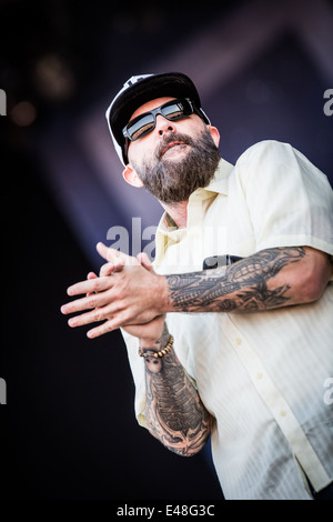 Limp Bizkit Höchstleistungen live Pinkpop Festival 2014 in Niederlande © Roberto Finizio/Alamy Live News Stockfoto