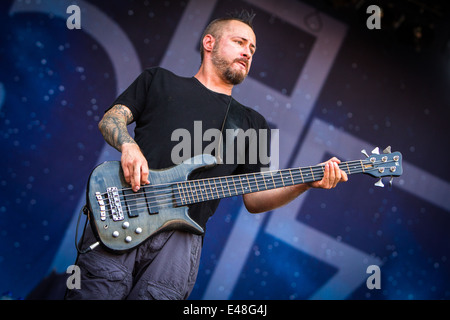 Limp Bizkit Höchstleistungen live Pinkpop Festival 2014 in Niederlande © Roberto Finizio/Alamy Live News Stockfoto