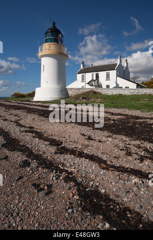 Corran Leuchtturm, Ardgour, Loch Linnhe, Schottland Stockfoto