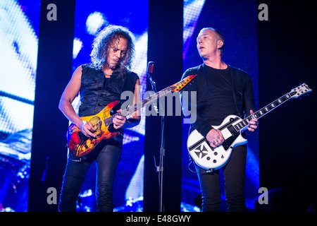 Metallica Höchstleistungen live Pinkpop Festival 2014 in Niederlande © Roberto Finizio/Alamy Live News Stockfoto