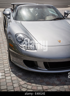 Der exotischsten und schönsten Supersportwagen Porsche Carrera GT. Stockfoto