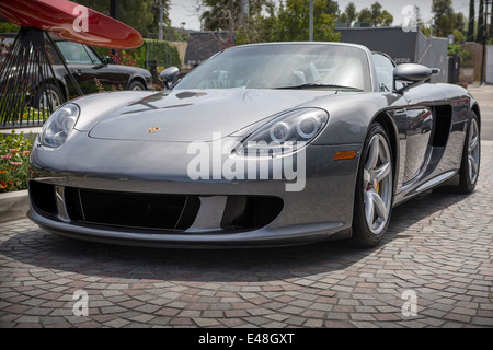 Der exotischsten und schönsten Supersportwagen Porsche Carrera GT. Stockfoto