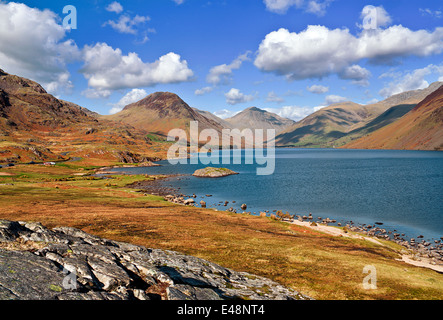 Wastwater der tiefsten Körper des Wassers in den Lake Districk Nationalpark befindet sich auf den Nordosten Englands in Cumbria Stockfoto