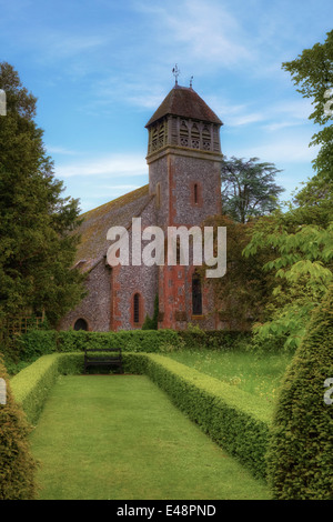 Hinton Ampner Haus, Kirche, Hampshire, England, Vereinigtes Königreich Stockfoto