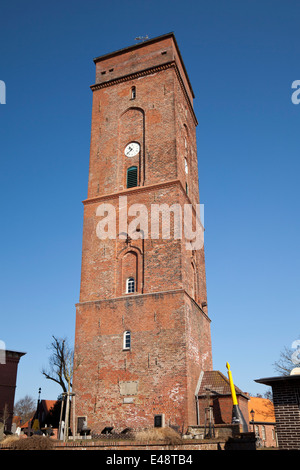 Alter Leuchtturm von Borkum, Borkum, Ostfriesischen Inseln, Ostfriesland, Niedersachsen, Deutschland, Osteuropa Stockfoto