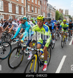 Die Tour De France in Bootham York 7. Juli 2014 Stockfoto