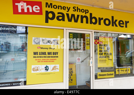 Geld Shop Pfandleiher Wolverhampton West Midlands UK Stockfoto