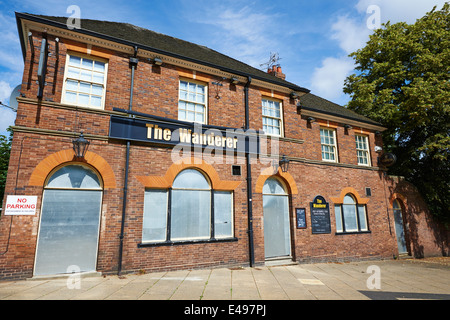 Der Wanderer-Kneipe neben der Molineux-Stadion Molineux Street Wolverhampton West Midlands UK Stockfoto