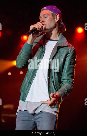 Milwaukee, Wisconsin, USA. 5. Juli 2014. Rapper MATISYAHU tritt beim Sommerfest Musikfestival 2014 in Milwaukee Wisconsin © Daniel DeSlover/ZUMA Draht/Alamy Live News Stockfoto