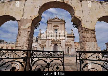 Ispica, Kirche Santa Maria Maggiore, Ragusa, Sizilien, Italien, Europa Stockfoto