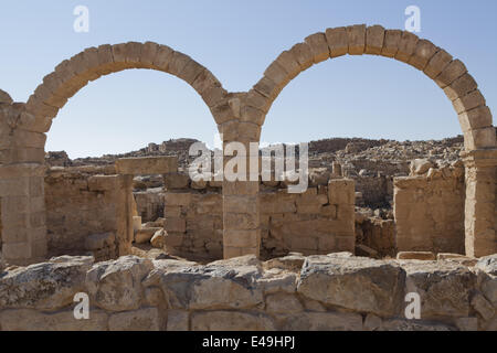 Ruinen Umm Ar-Rasas, Kastrom Mefa'a, Jordanien Stockfoto