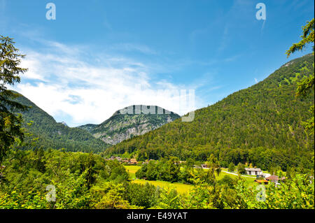 Alpen-Dorf Stockfoto
