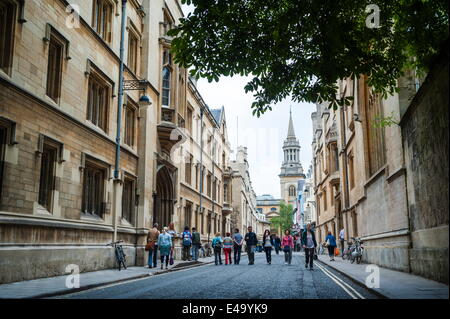 All Saints Church (Lincoln College Library), High Street, Oxford, Oxfordshire, England, Vereinigtes Königreich, Europa Stockfoto