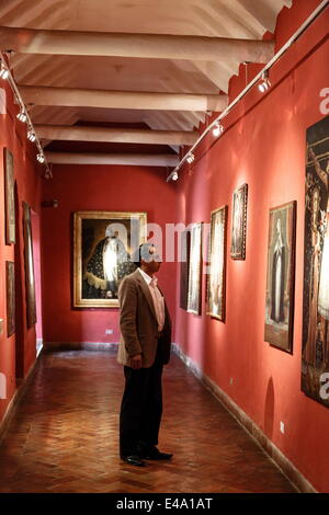 Vize Royal Gallery im Casa Cabrera (Museum für präkolumbische Kunst), Cuzco, Peru, Südamerika Stockfoto