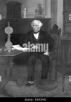 James Kent, 1763-1847, ein amerikanischer Jurist und Rechtswissenschaftler, Stockfoto