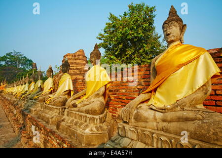 Wat Yai Chai Mongkons, Ayutthaya Historical Park, UNESCO World Heritage Site, Ayutthaya, Thailand, Südostasien, Asien Stockfoto