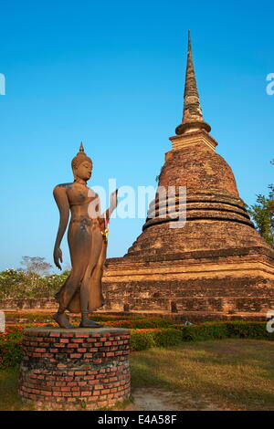 Wat Sa Sri, Sukhothai Historical Park, UNESCO World Heritage Site, Sukhothai, Thailand, Südostasien, Asien Stockfoto