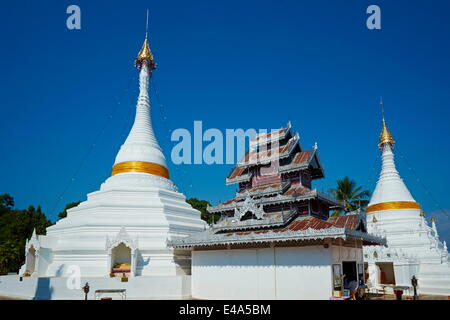 Wat Phra dieses Doi Kong Mu, Mae Hong Son, Thailand, Südostasien, Asien Stockfoto