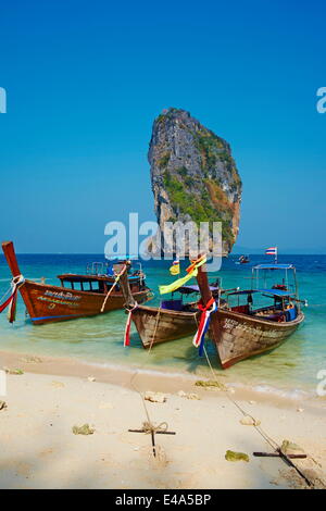 AO Phra Nang Bay, Ko Poda Island, Provinz Krabi, Thailand, Südostasien, Asien Stockfoto