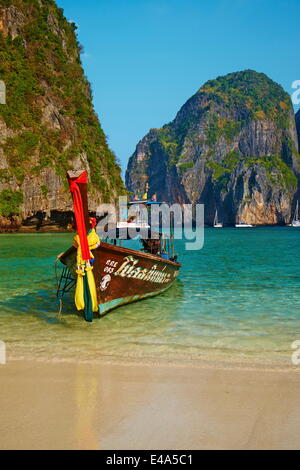 Ao Maya Bay, Insel Ko Phi Phi Le, Provinz Krabi, Thailand, Südostasien, Asien Stockfoto