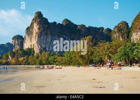 AO Phra Nang Bay, Railay Beach, Tonsay Beach, Provinz Krabi, Thailand, Südostasien, Asien Stockfoto
