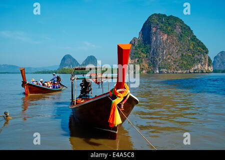 Phang Nga Bay, Nationalpark Ao Phang Nga Bay, Provinz Krabi, Thailand, Südostasien, Asien Stockfoto