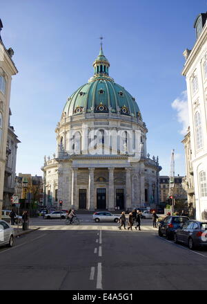 Amalienborg Marmorkirken (Marmorkirche) (Frederik es Kirche), Kopenhagen, Dänemark, Skandinavien, Europa Stockfoto