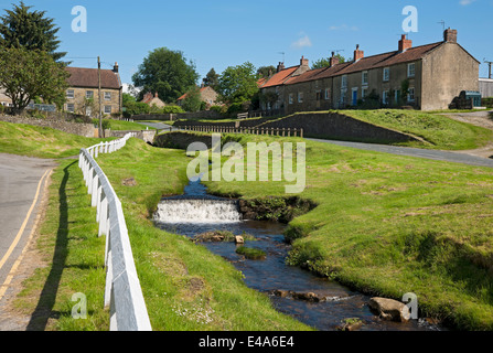 Bach Back führt durch das malerische Dorf Hutton le Hole im Sommer North Yorkshire England Großbritannien Großbritannien Großbritannien Großbritannien Großbritannien Großbritannien Großbritannien Großbritannien Großbritannien Großbritannien Großbritannien Großbritannien Großbritannien Großbritannien Großbritannien Stockfoto