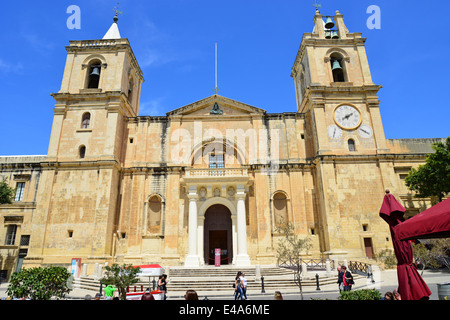 St. Johns Co-Kathedrale, Valletta (Il-Belt Valletta), südlichen Hafenviertel, Malta Xlokk Region, Republik Malta Stockfoto