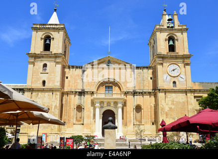 St. Johns Co-Kathedrale, Valletta (Il-Belt Valletta), südlichen Hafenviertel, Malta Xlokk Region, Republik Malta Stockfoto