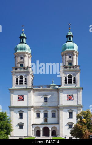 St. Lorenz Basilika, Kempten, Schwaben, Bayern, Deutschland, Europa Stockfoto