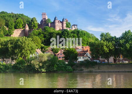 Burg Wertheim bin Main, Wertheim, Main Tauber Kreis, Baden-Wurttemberg, Deutschland, Europa Stockfoto