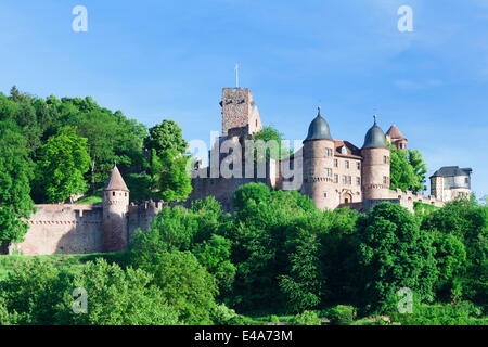 Burg Wertheim, Wertheim, Main Tauber Kreis, Baden-Wurttemberg, Deutschland, Europa Stockfoto