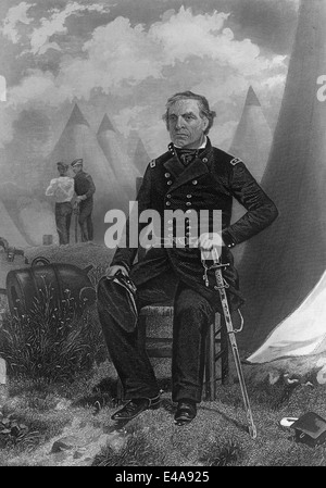 Zachary Taylor, 1784-1850, der 12. Präsident der Vereinigten Staaten, Stockfoto