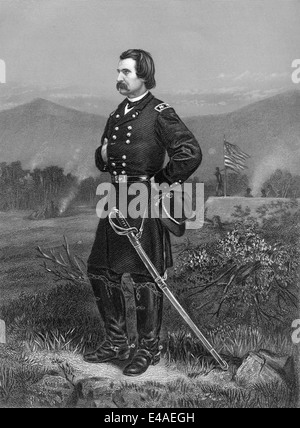 John Alexander Logan, 1826-1886, ein amerikanischer Soldat und politischer Führer, Stockfoto