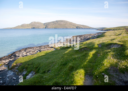 Insel der Sandray von Vatersay, Isle of Barra, äußeren Hebriden, Schottland Stockfoto