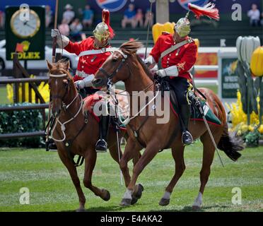 Calgary, Kanada. 6. Juli 2012. Kanadische Armee Parade in Spruce Meadows North American Credit: Nicolae Mihesan/Alamy Live News Stockfoto