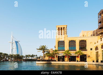 Naher Osten, Vereinigte Arabische Emirate, Dubai, Burj Al Arab Hotel Stockfoto